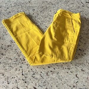 CAbi Yellow Straight Leg Women's Jeans